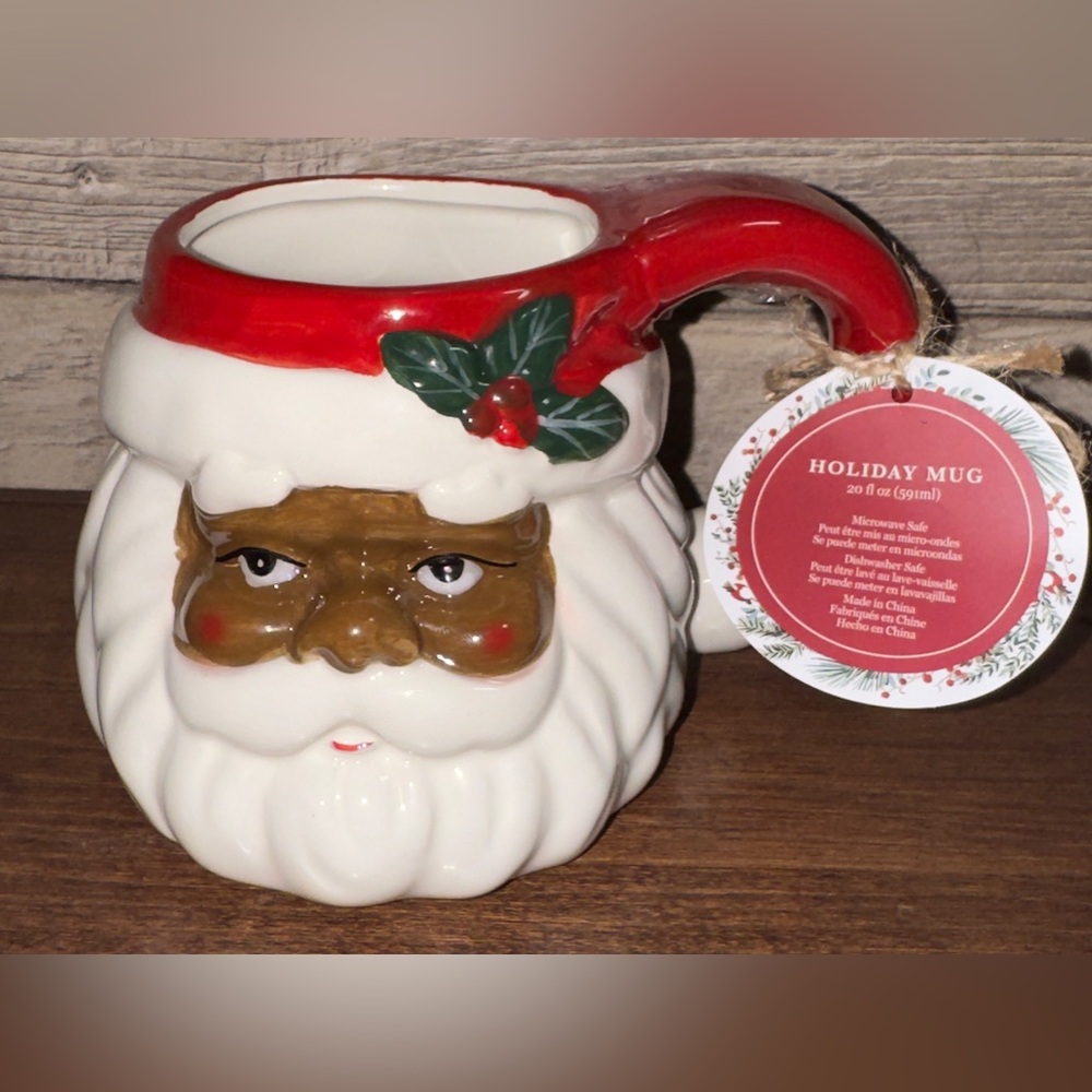 Vintage Look Super Cute 🥰 Ceramic Santa Clause Christmas Mug 20oz